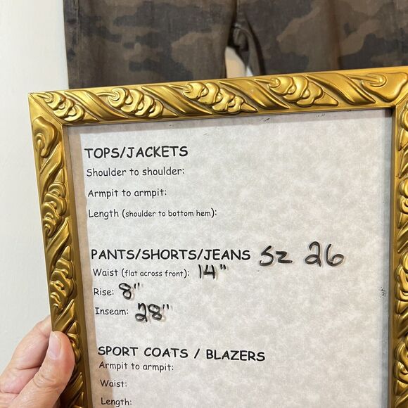 HUDSON Lilly Jeans Mid Rise Camouflage Green Camo Ankle Crop Skinny Size 26 - Picture 11 of 11